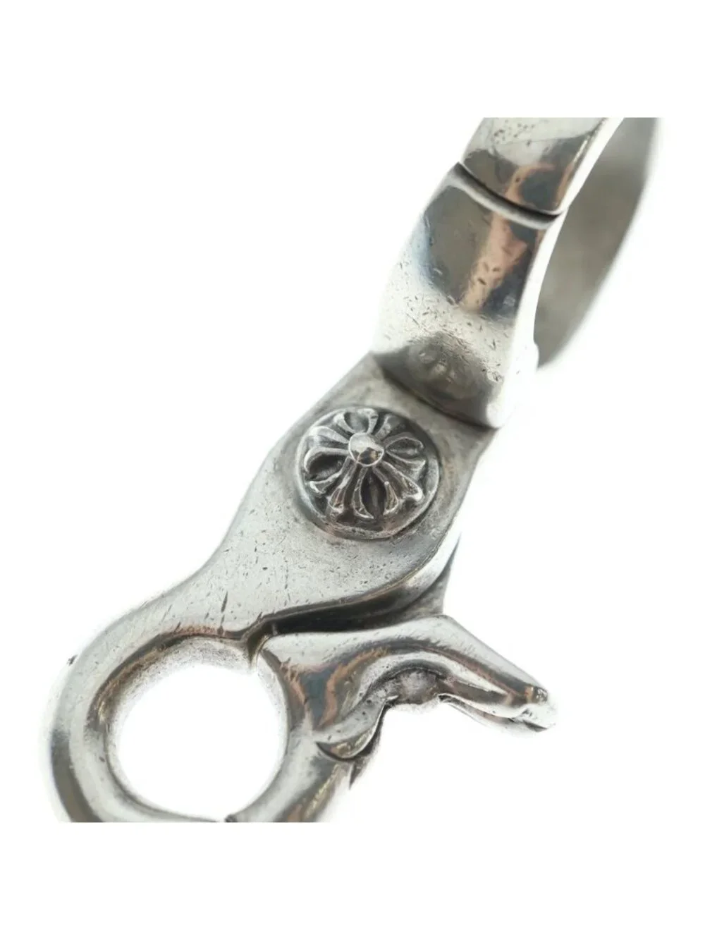 Chrome Hearts Quick Clip Cross Ball Silver Necklace